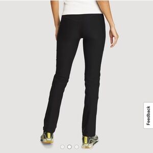 EDDIE BAUER | Straight Leg Yoga Pants With Side Pockets